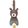 Bornevaerelse KIDS ROOM | Hella Brown Squirrel Hand-Crochet Musical Pull Toy