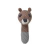 Leg PLAY | Sarah Brown Squirrel Organic Rattle