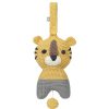 Bornevaerelse KIDS ROOM | Hella Yellow Tiger Hand-Crochet Musical Pull Toy