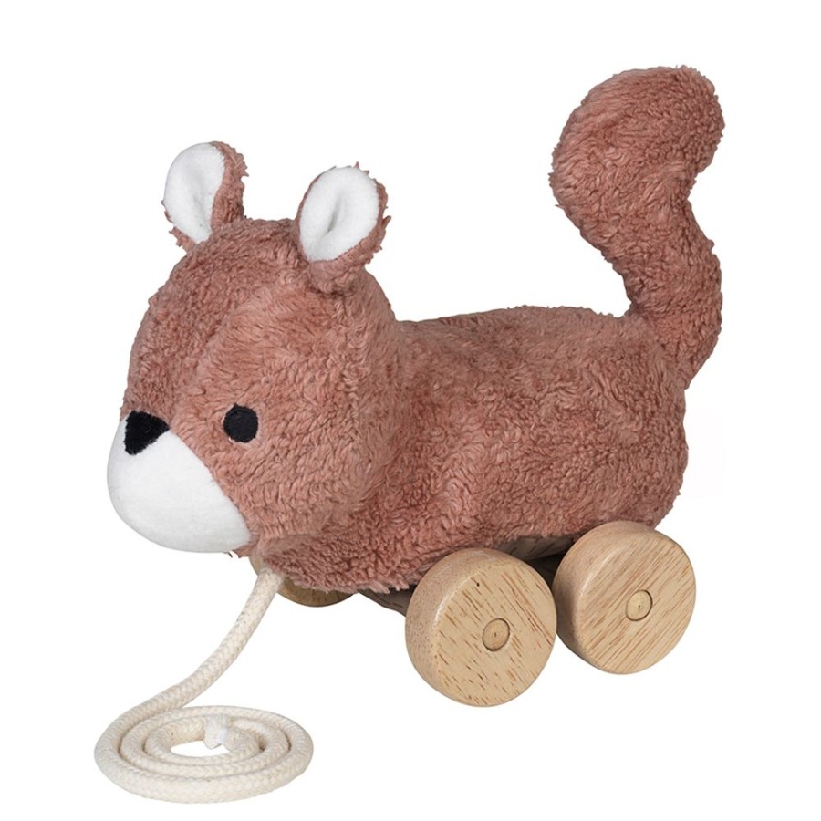 Leg GIFTS | Mingus Brown Squirrel Organic Pull Toy