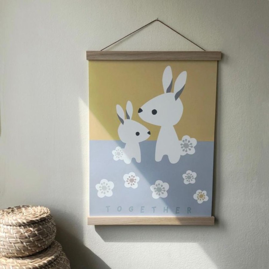 Bornevaerelse KIDS ROOM | Poster With Two Sweet Rabbits