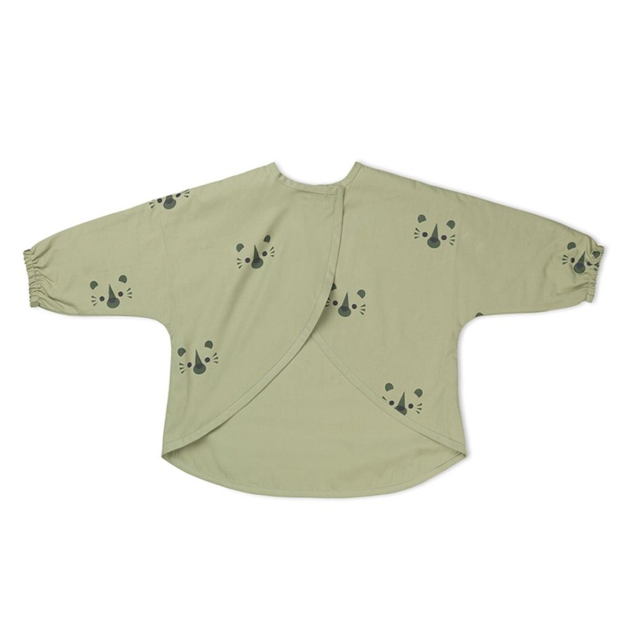 Maltid MEALTIME | Dirt Green Tiger Apron In Organic Cotton