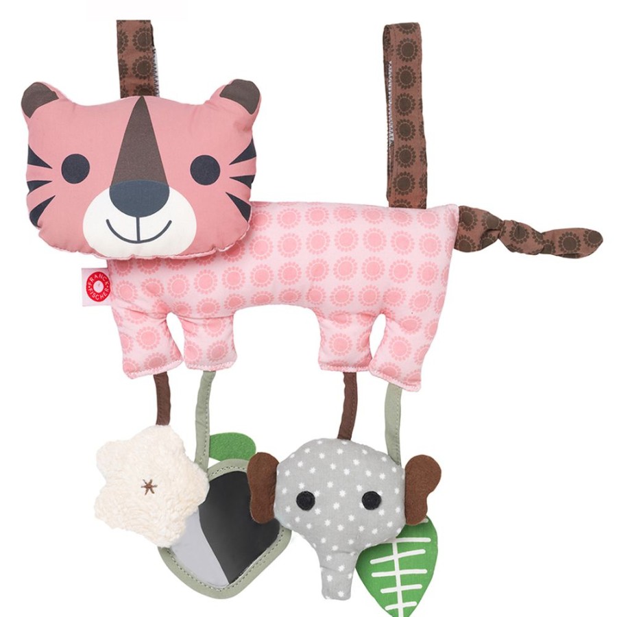 Leg PLAY | Hasse Pink Tiger Activity Toy