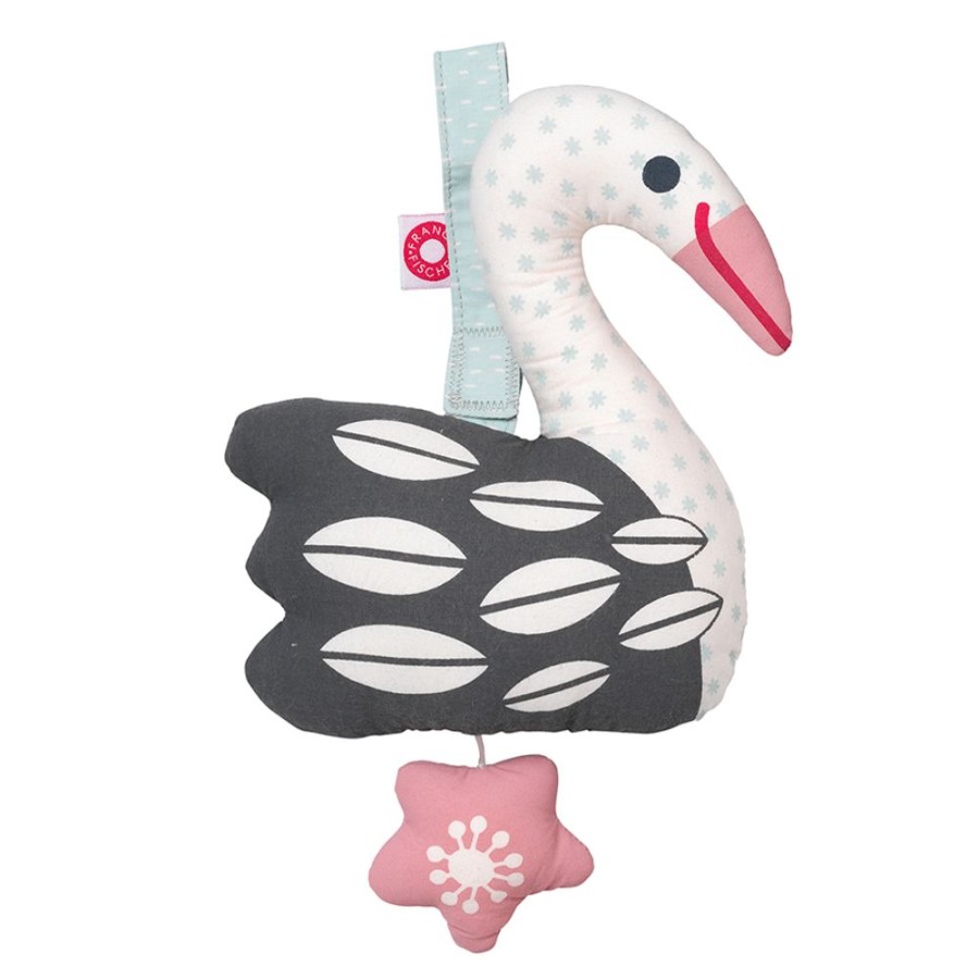 Leg KIDS ROOM | Else Light Swan Organic Musical Pull Toy