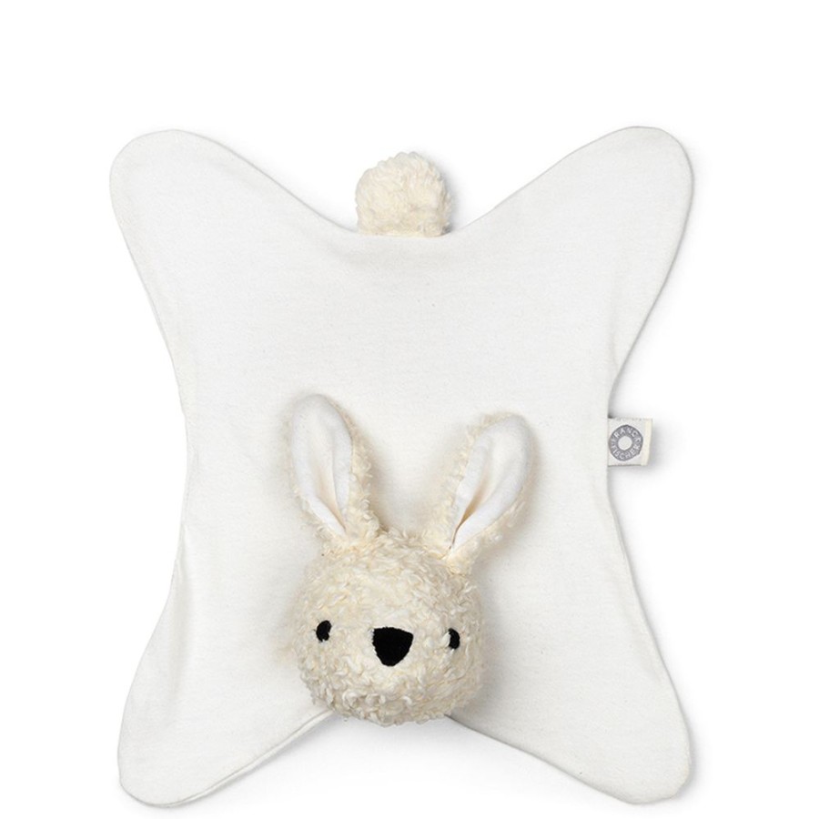 Leg GIFTS | Anika Off-White Rabbit Organic Cuddle Cloth